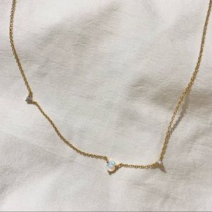 Thesis of Alexandria Offset Trio Necklace